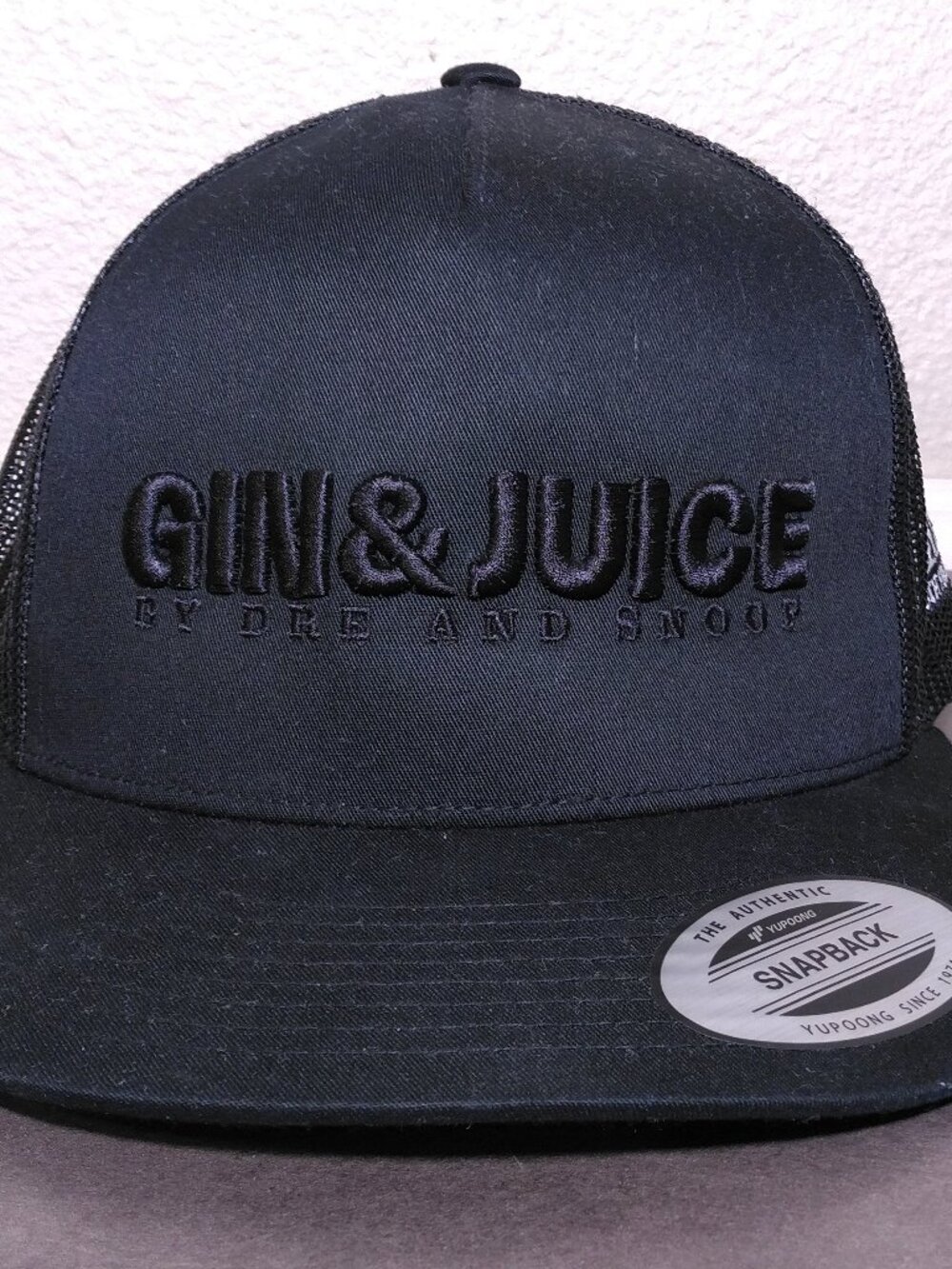 GIN & JUICE by DRE and SNOOP Snapback Hat LIMITED EDITION Straight Outta Compton